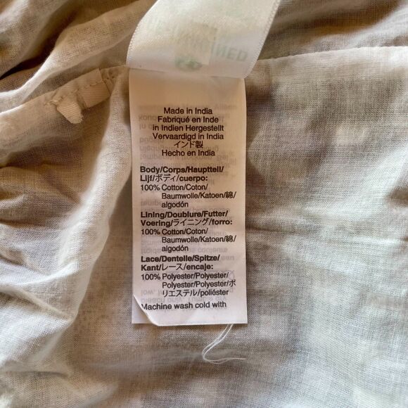 J.Crew Women's Daisy-Chain Peplum Top in Gingham in Black & White - Size L - Picture 9 of 15